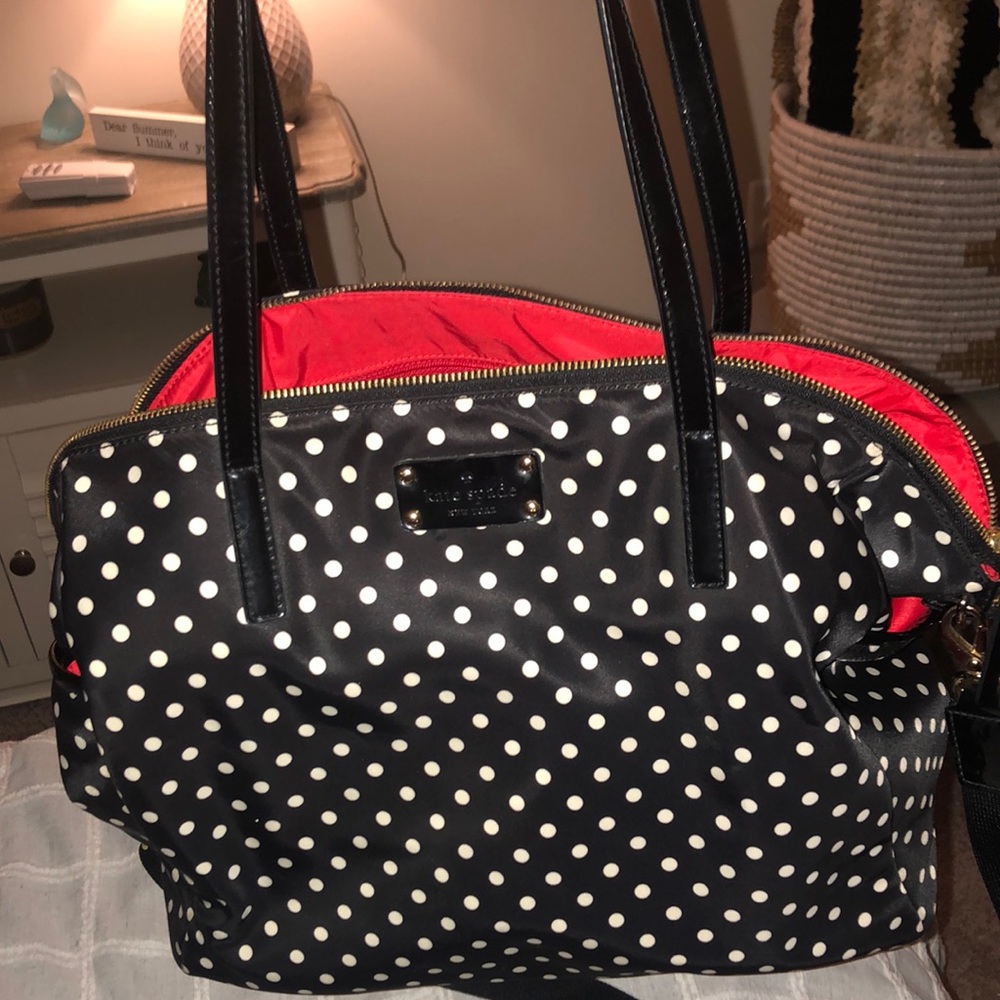 Kate Spade polka dot purse!! Great storage and many little compartments!